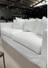 Dorien Slipcover Sofa 3 Seater 